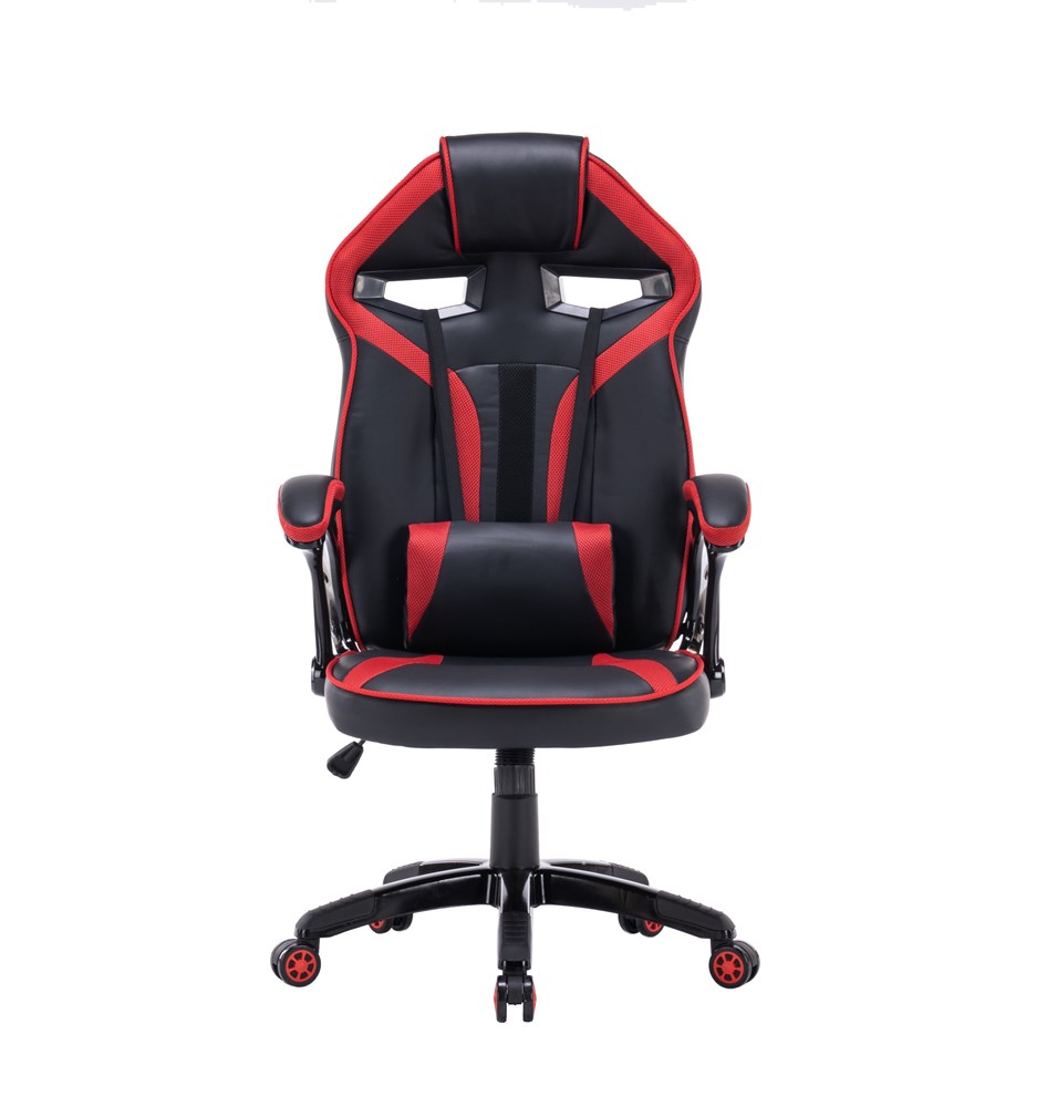FOTEL OBROTOWY GAMINGOWY KRZESŁO DRIFT CZERWONY - obrazek 2