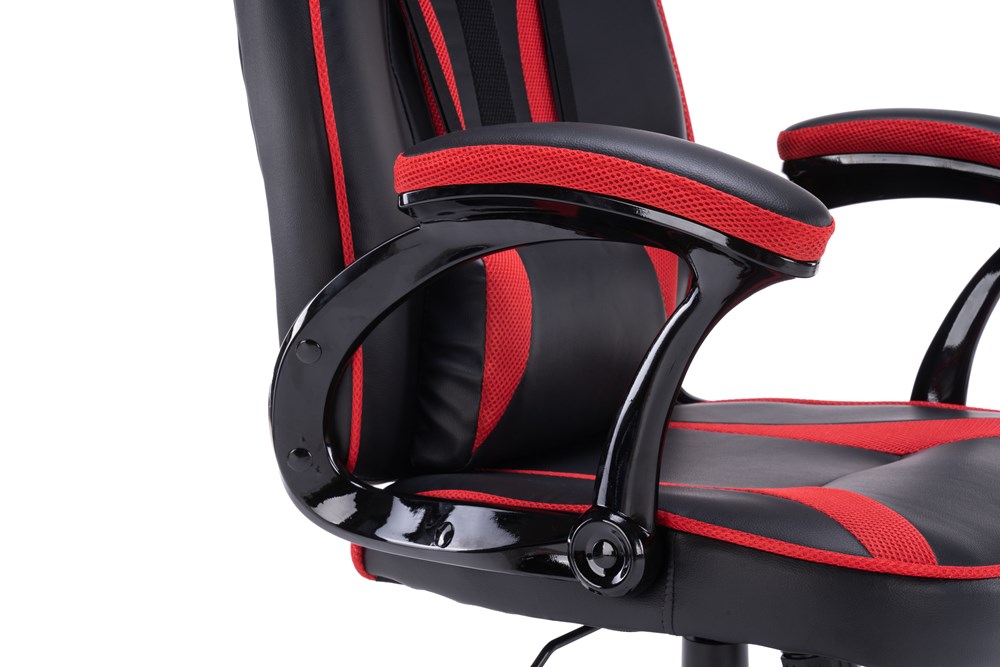 FOTEL OBROTOWY GAMINGOWY KRZESŁO DRIFT CZERWONY - obrazek 4