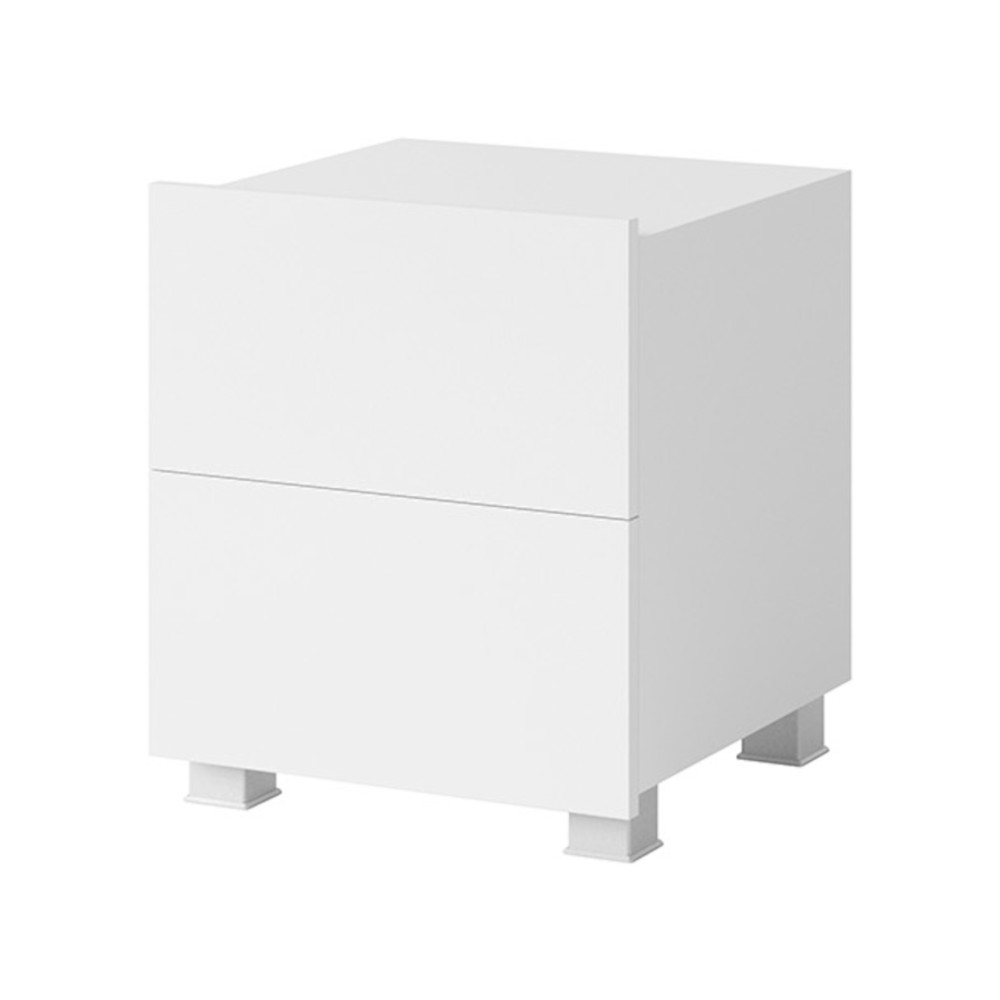 Sypialnia CALABRIA 13 biały / biały połysk - obrazek 4