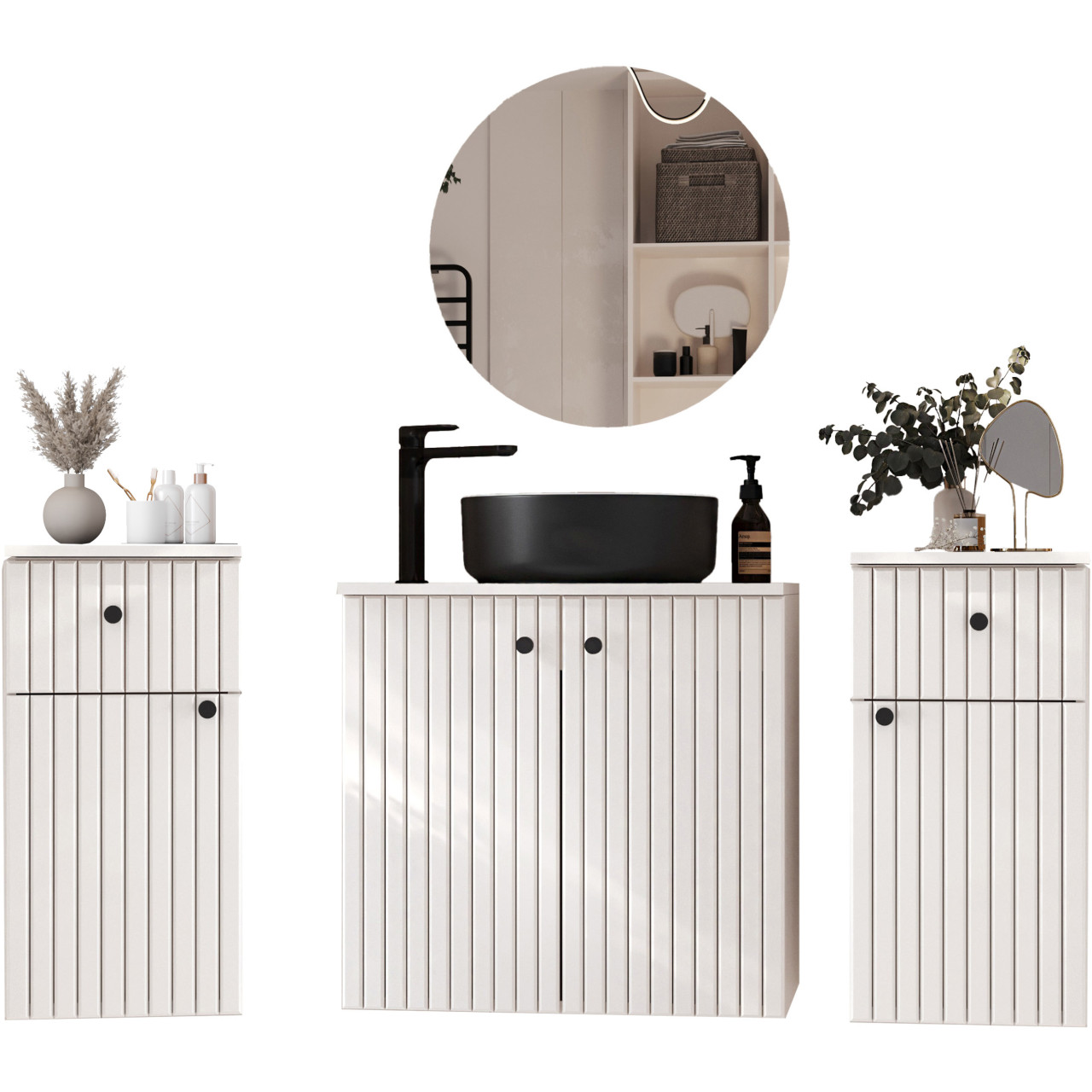 Meble do łazienki ASTO MAX białe - obrazek 7