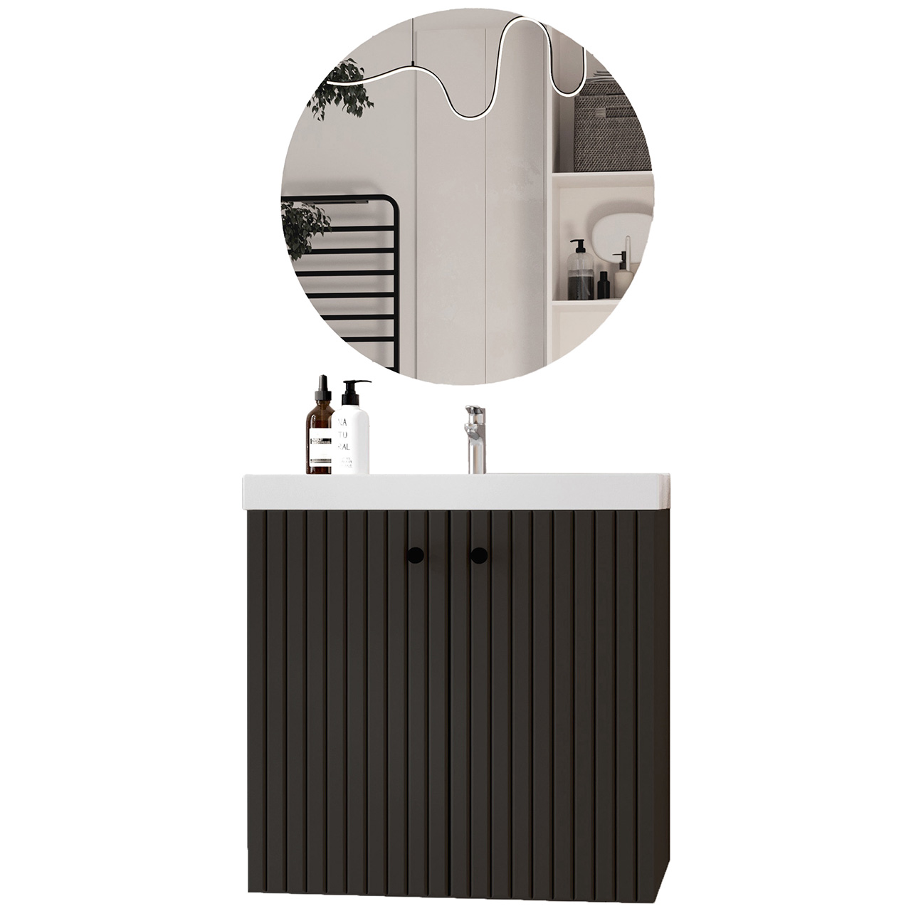 Meble do łazienki ASTO MINI czarny