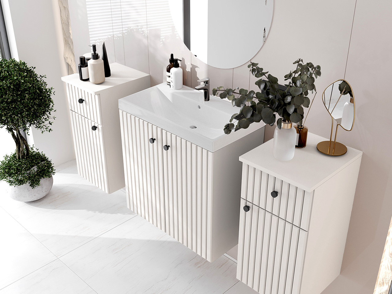 Meble do łazienki ASTO MAX białe - obrazek 11