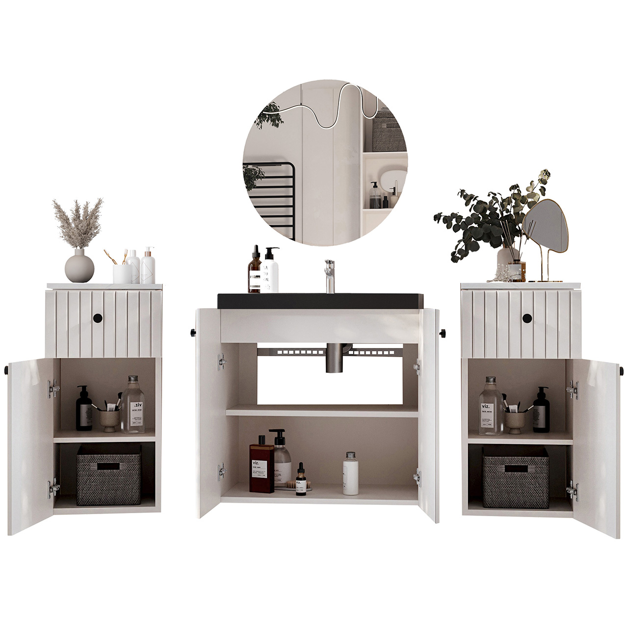 Meble do łazienki ASTO MAX białe - obrazek 14