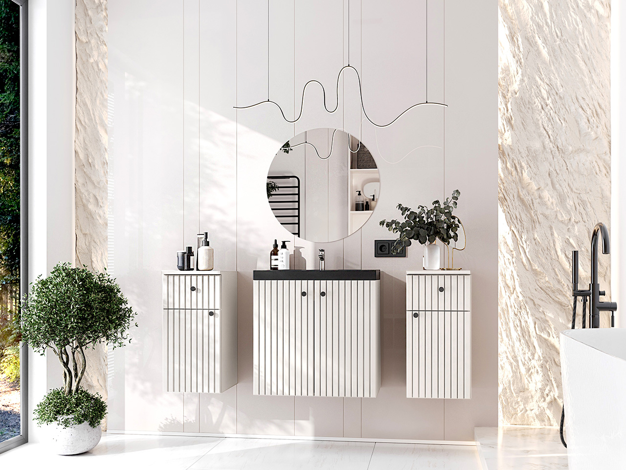 Meble do łazienki ASTO MAX białe - obrazek 15