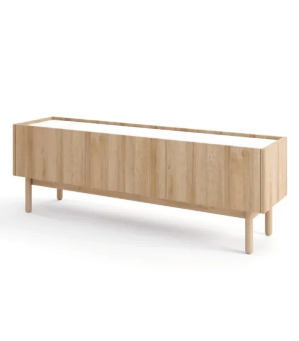 Szafka BOHO RTV-144 dąb riviera/marmur bianco