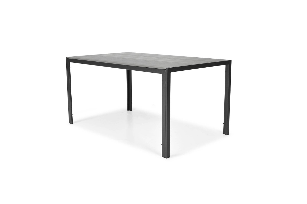 Stół ogrodowy aluminiowy PARMA 150 - czarny