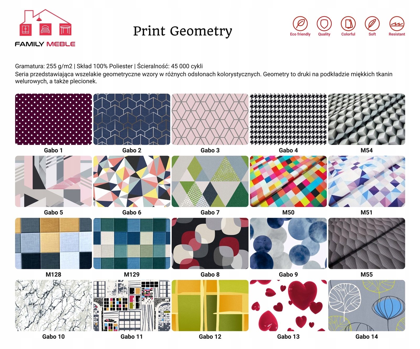 Fotel uszak ARI PRINT skandynawski Family Meble liście monstera tropik - obrazek 14