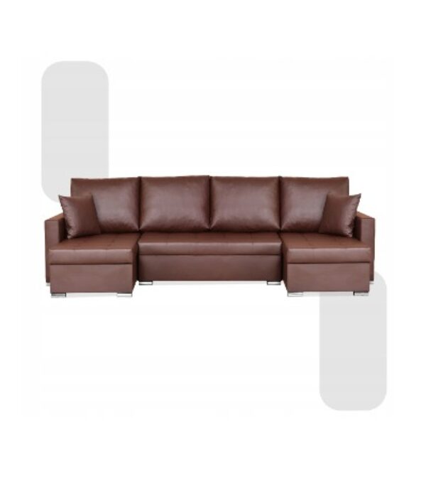 Narożnik Varius BIG rozkładany funkcja spania pojemniki Family meble ekoskóra gama kolorów