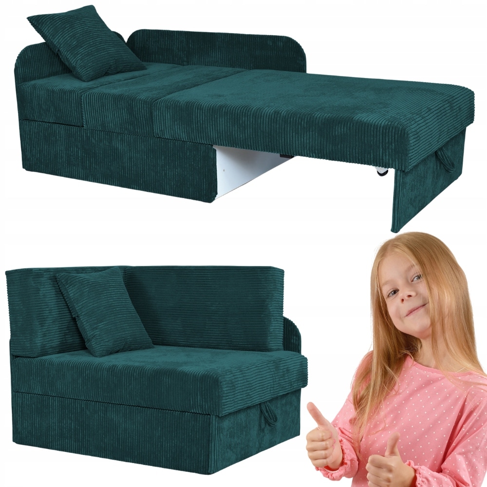 Sofa narożnik dziecięcy kanapa rozsuwana BONI Family Meble różne kolory - obrazek 5