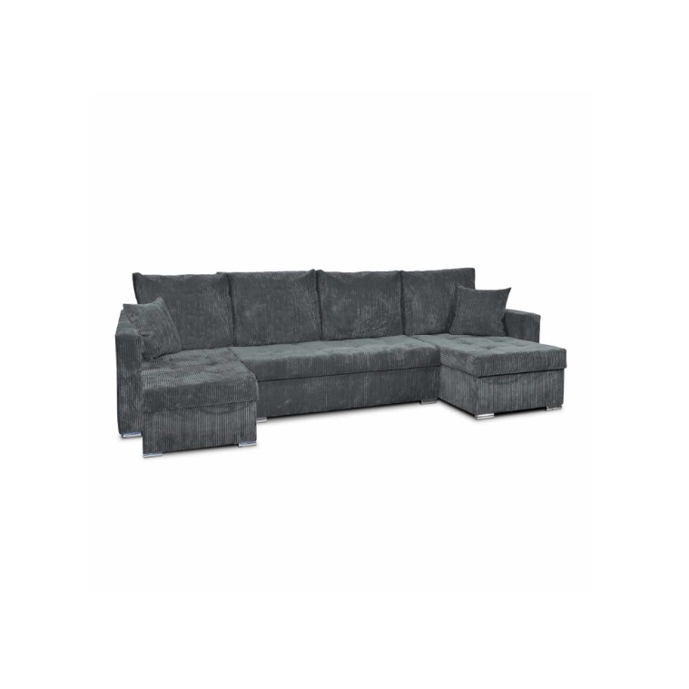 Narożnik Bonito BIG rozkładany z funkcją spania Family Meble sztruks różne kolory