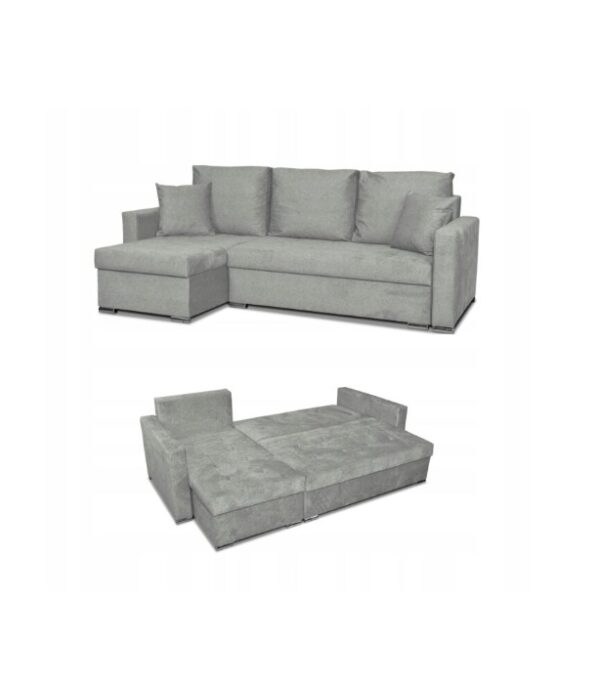 Narożnik Bella rozkładany funkcją spania rogówka Family Meble 6 wariantów kolorystycznych