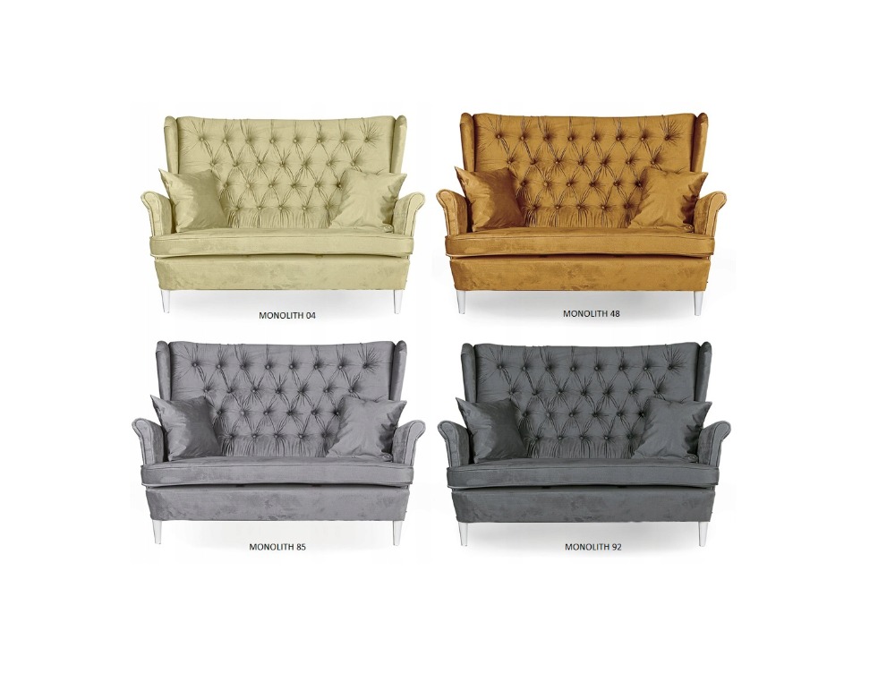 Zestaw wypoczynkowy mebli uszak Gaja sofa fotele skandynawskie Family Meble - obrazek 2