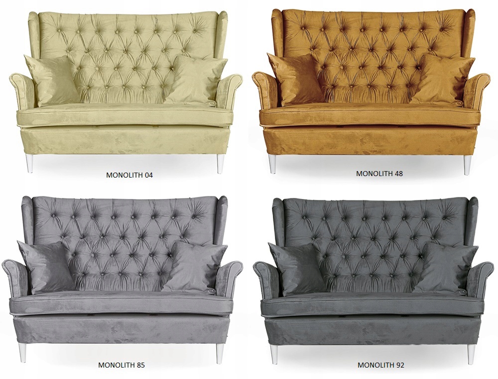 Zestaw wypoczynkowy mebli uszak Gaja sofa fotele skandynawskie Family Meble - obrazek 5