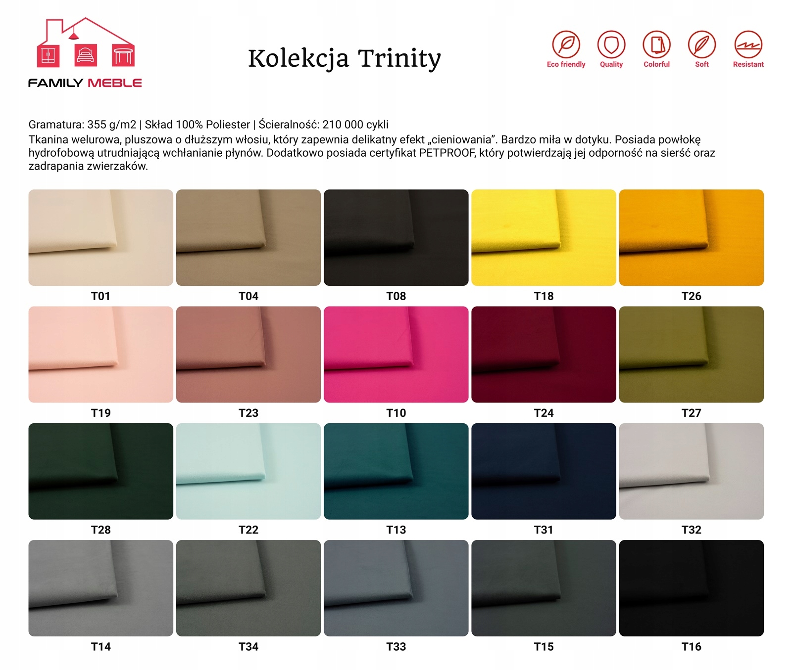 Zestaw wypoczynkowy mebli uszak Diana sofa fotele pufy Family Meble komplet - obrazek 15