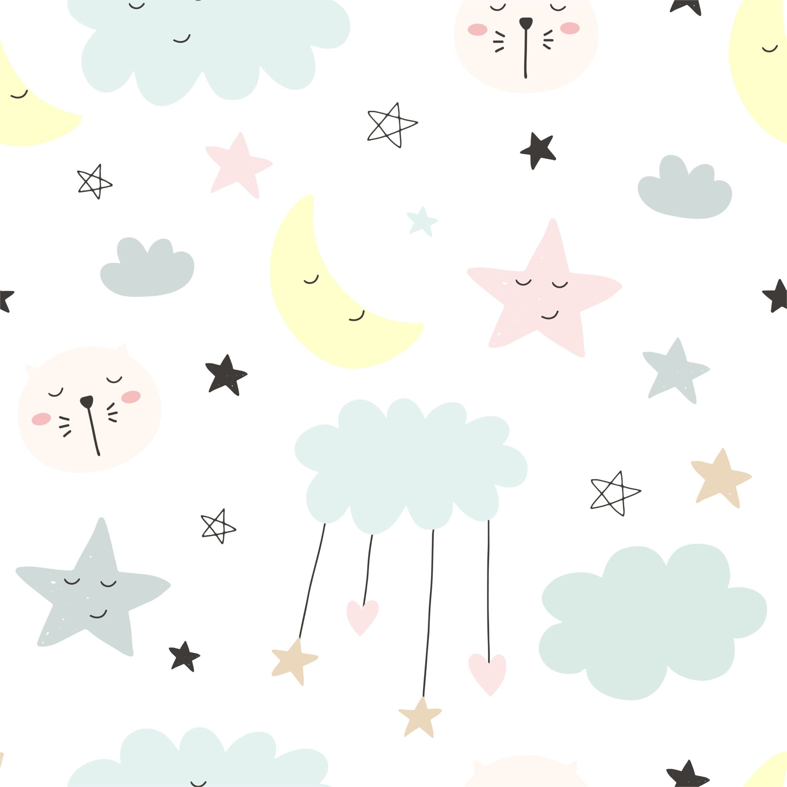 Łóżko dziecięce LUK 140x70 barierka szuflada grafika - Gwiazdki - obrazek 3