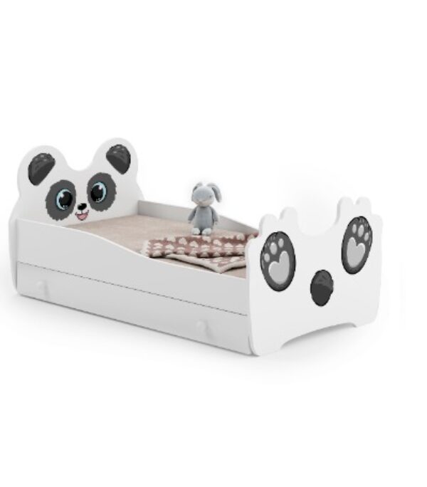 Łóżko dziecięce ANIMALS 160×80 z szufladą – Panda