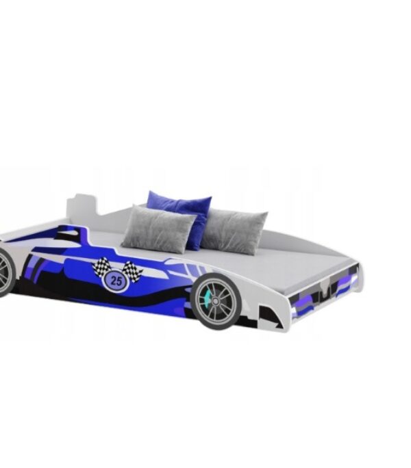 Łóżko dziecięce FORMUŁA 160×80 cm NIEBIESKIE