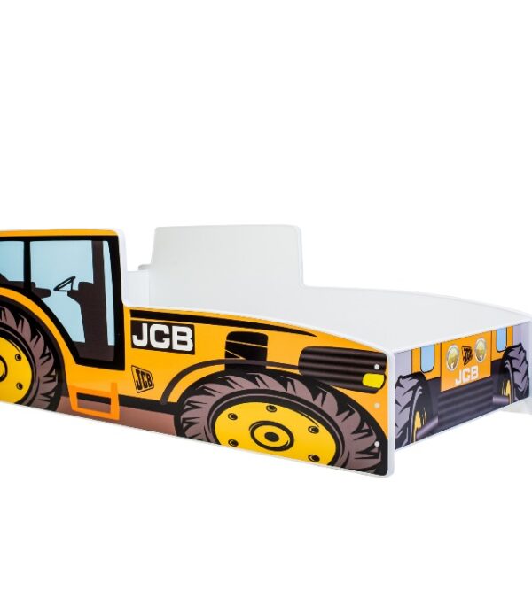 Łóżko dziecięce Traktor żółty 140×70