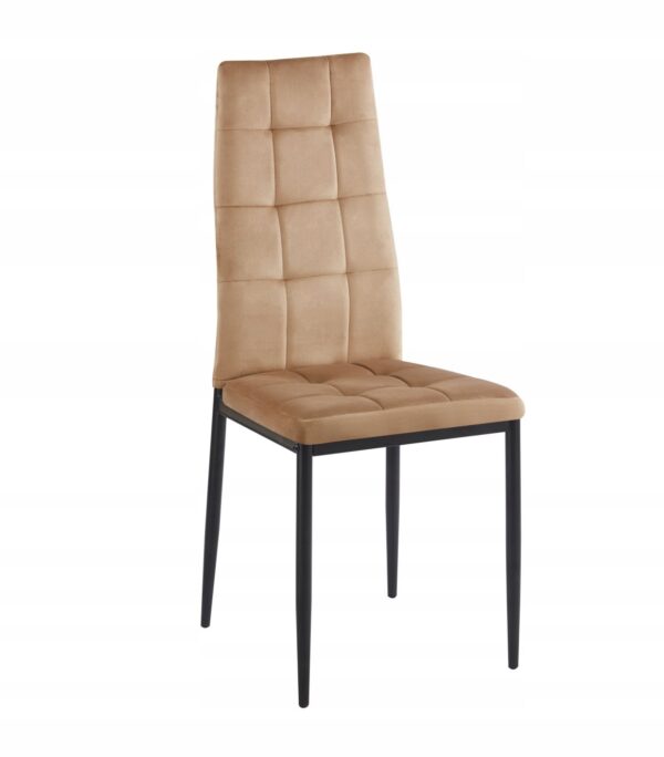 Krzesło K29-FX velvet cappuccino pikowane