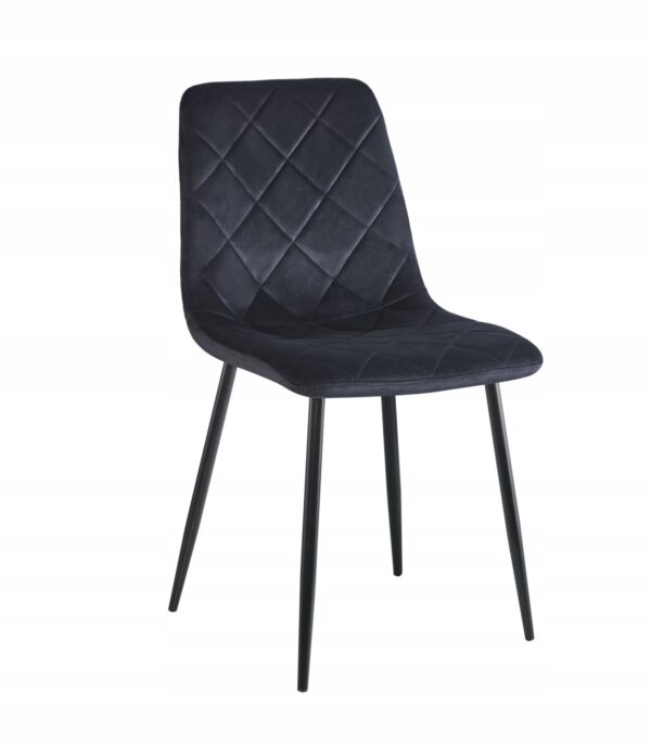 Krzesło K6-FX velvet czarne