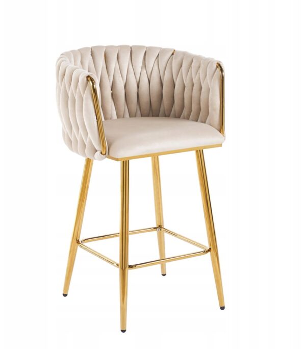 Hoker H7-FX (G) velvet beżowy (stelaż złoty)