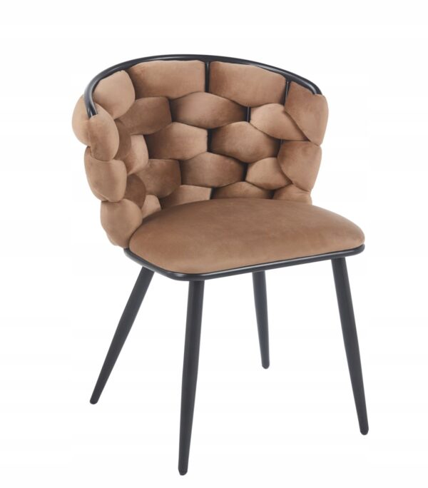 Krzesło K47-FX (B) velvet cappuccino