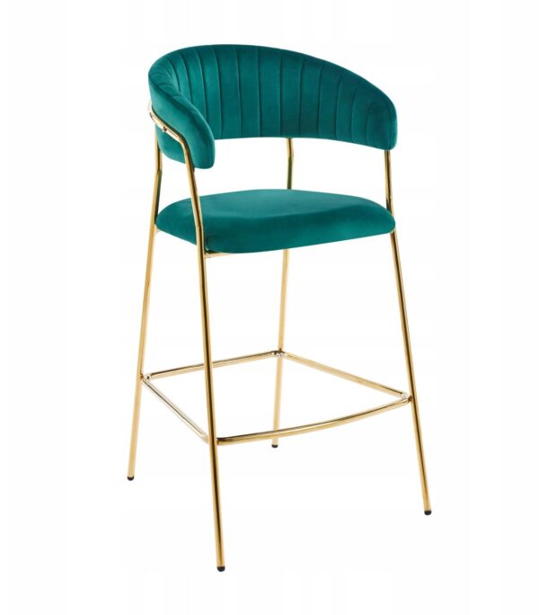 Hoker H3-FX velvet zielony (stelaż złoty)