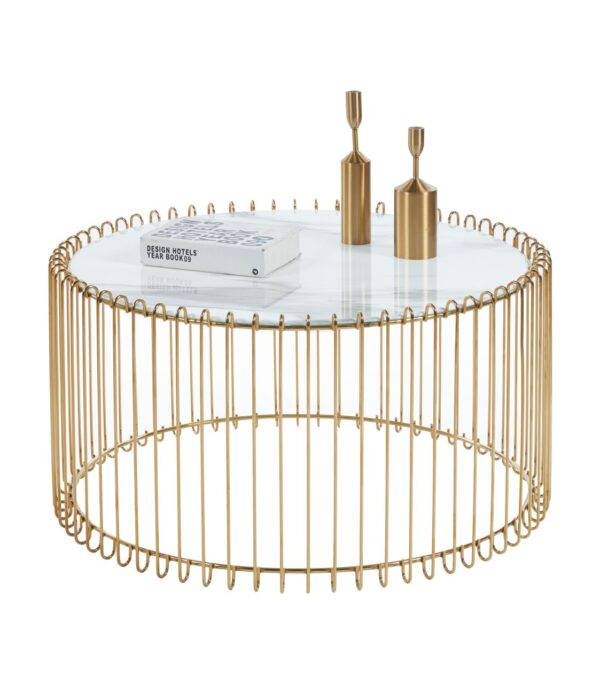 Ława L13-FX (G) 80 biały marmur