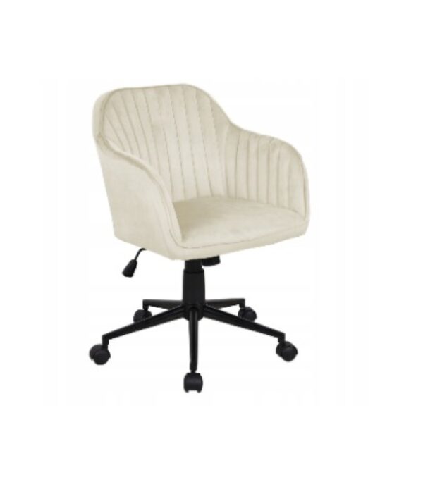 Fotel obrotowy FB1-FX velvet beżowy