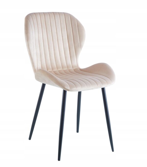 Krzesło K1-FX velvet beżowe