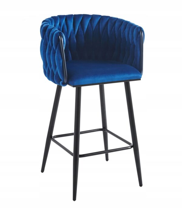 Hoker H7-FX velvet niebieski (stelaż czarny)