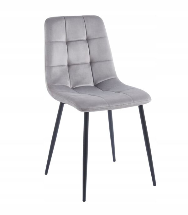 Krzesło K11-FX velvet szare