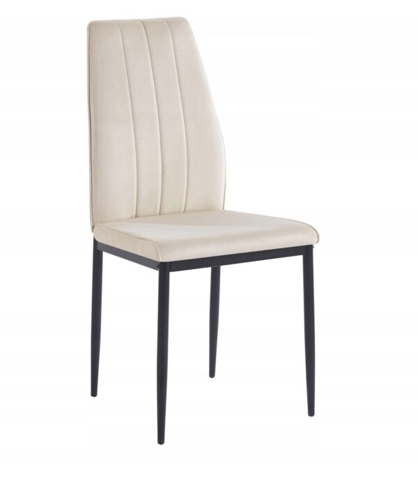 Krzesło K12-FX velvet beżowe