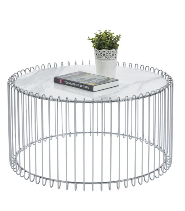 Ława L13-FX (Ch) 80 biały marmur