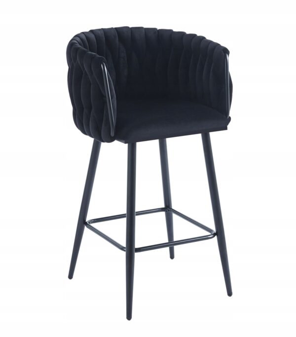 Hoker H7-FX velvet czarny (stelaż czarny)