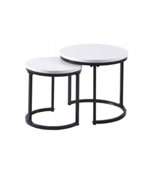 ZESTAW STOLIKÓW KAWOWYCH ZY-08 biały