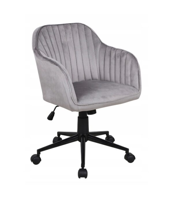 Fotel obrotowy FB1-FX velvet szary