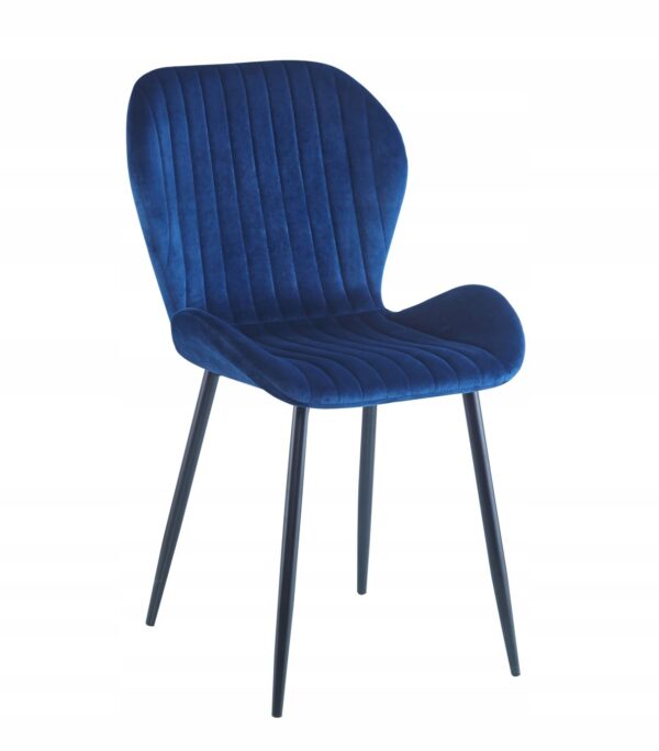 Krzesło K1-FX velvet niebieskie