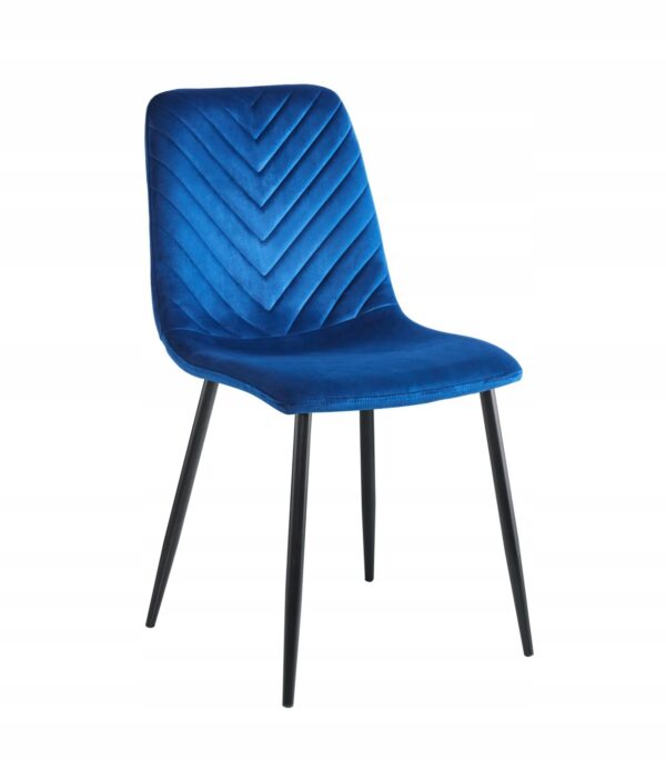 Krzesło K5-FX velvet niebieskie
