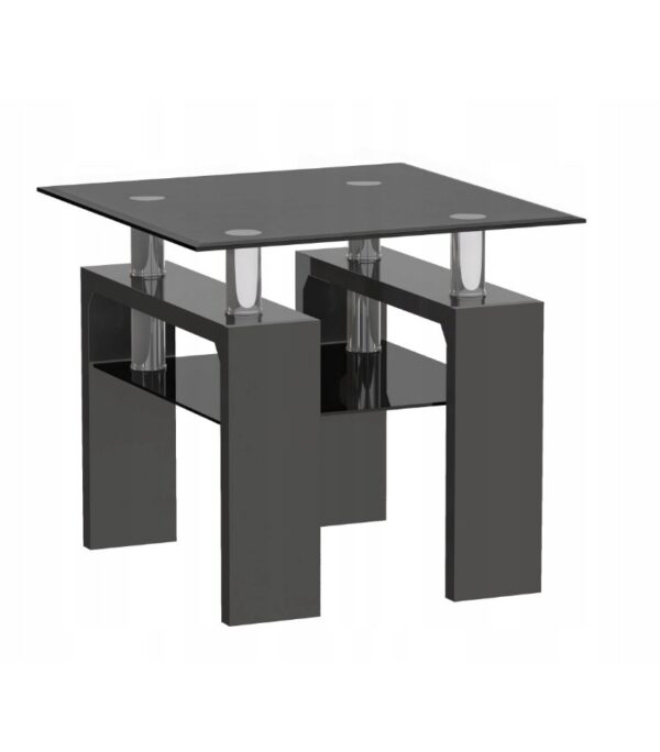 Stolik kawowy A08-2 H-55cm mini czarny