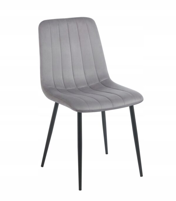 Krzesło K17-FX velvet szare