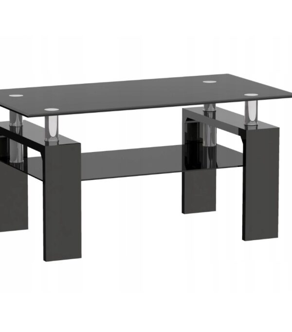 Stolik kawowy A08-2 H-55cm czarny